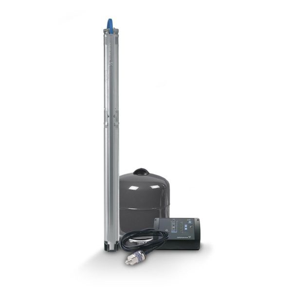 Vodárna s ponorným čerpadlem Grundfos SQE3-105 80m kabel / CU302 - 93218784